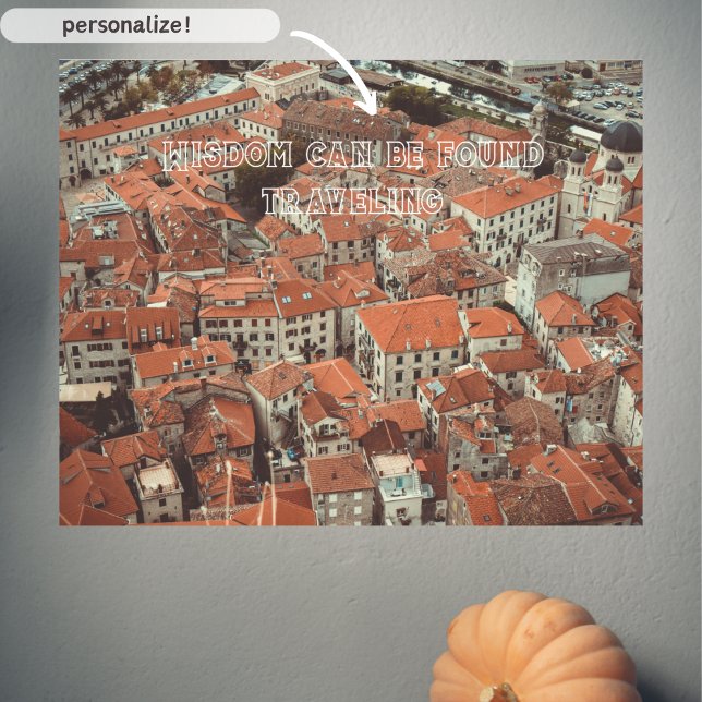 Póster Techos rojos de Kotor (Montenegro) (Subido por el creador)