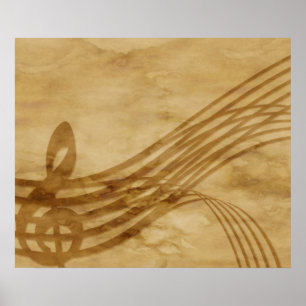 Póster Tecla de violín