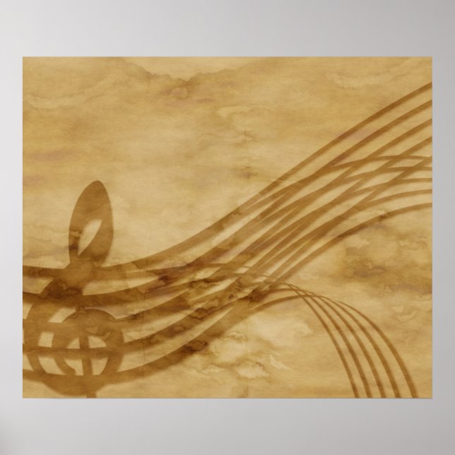 Póster Tecla de violín (Frente)