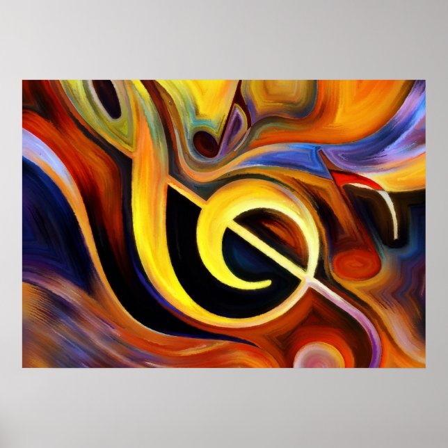 Póster Tecla de violín (Frente)