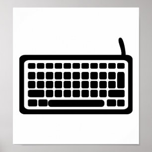 Póster Teclado de equipo