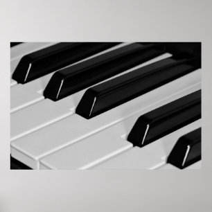 Póster Teclado de piano