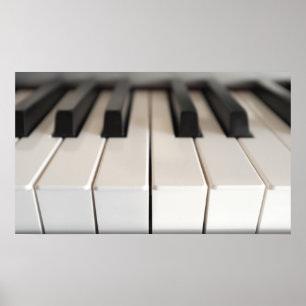 Póster Teclado de piano digital