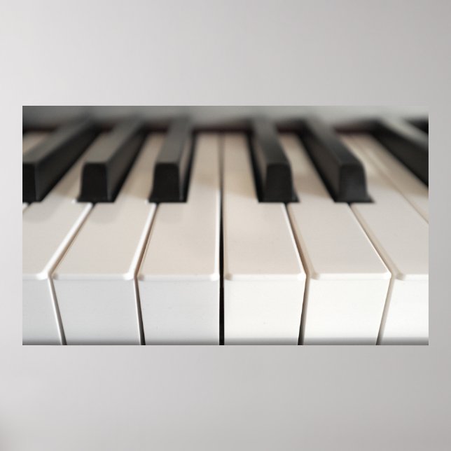 Póster Teclado de piano digital (Frente)