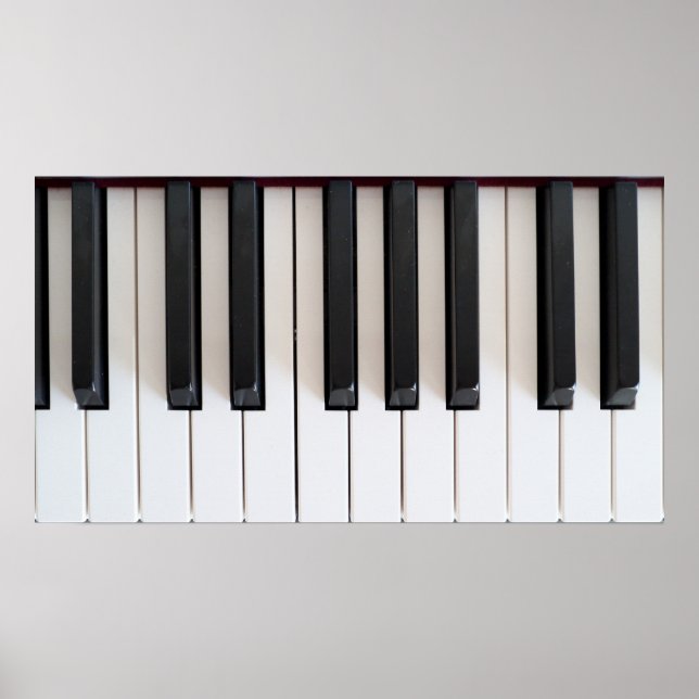 Póster Teclado de piano digital (Frente)