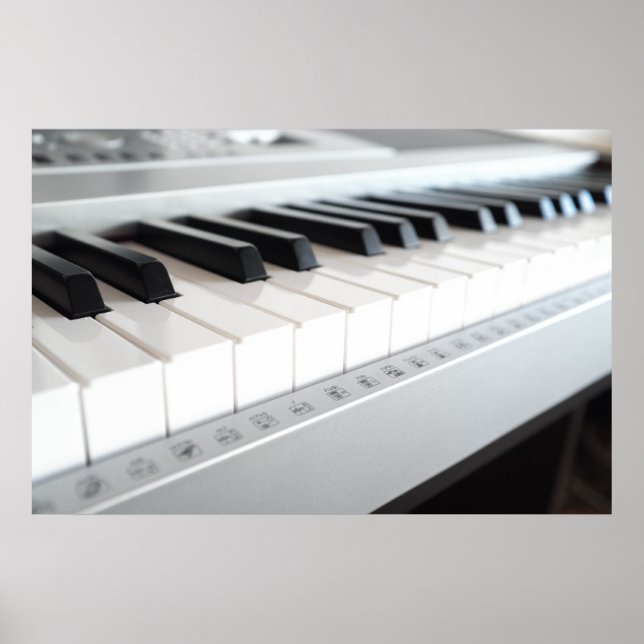 Póster Teclado de piano digital (Frente)