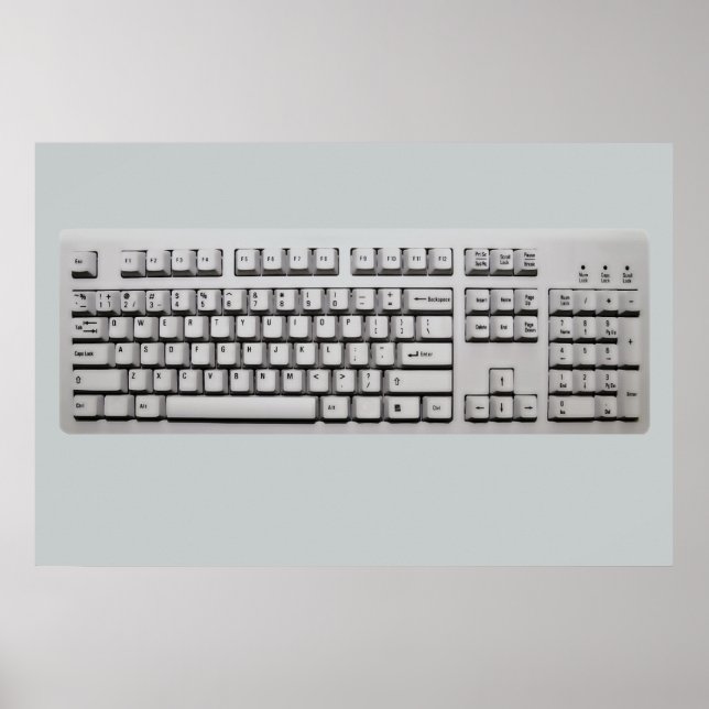 Póster teclado del equipo (Frente)