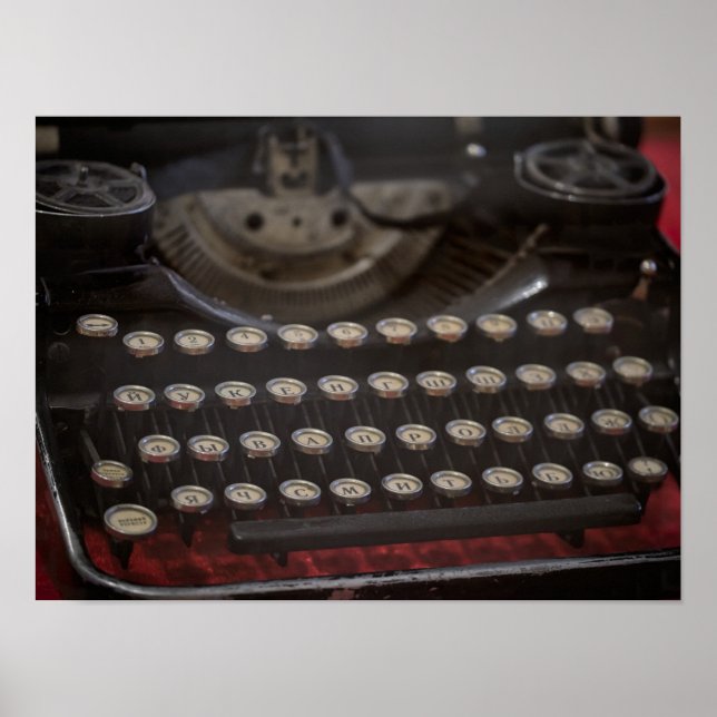 Póster Teclado del pasado (Frente)