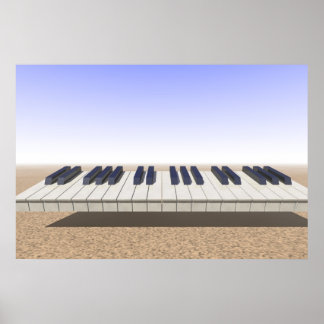 Póster Teclado Desert