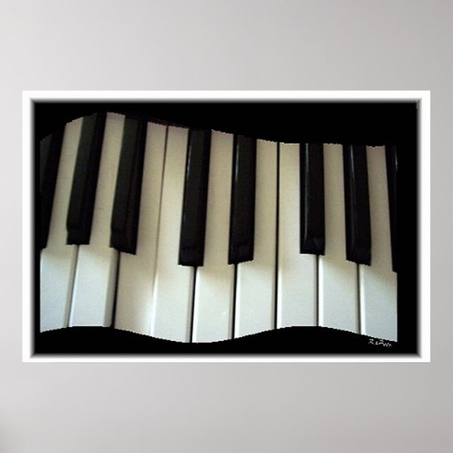 Póster Teclado en movimiento (Frente)