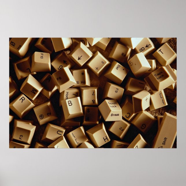 Póster Teclas de equipo (Frente)