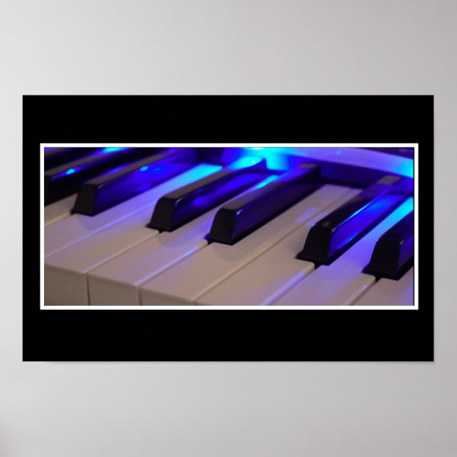 Póster Teclas de Piano (Frente)