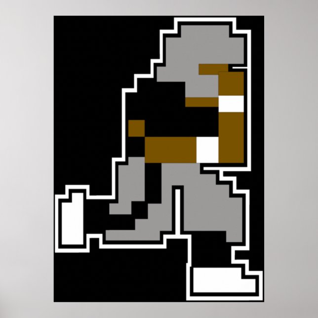 Póster Tecmo Bowl - Tecmo Bo - Oakland Los Ángeles (Frente)
