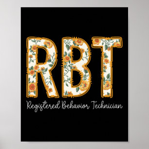 Póster Técnico De Comportamiento Registrado Rbt Cae Flora