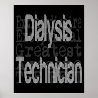 Póster Técnico de diálisis Extraordinario