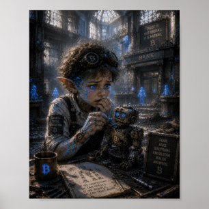 Póster Técnico de emoción / Robótica / Banco