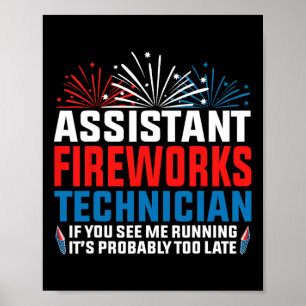 Póster Técnico De Fuegos Artificiales Istantes Si Vemos G