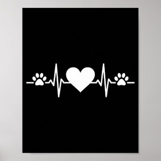 Póster Técnico veterinario amor por los animales técnico