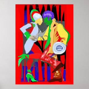 Póster Tecno del tango