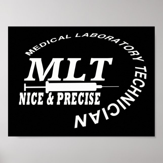 PÓSTER TECNOLOGÍA DE LABORATORIO MÉDICO MÉDICO DE MLT NIC (Frente)