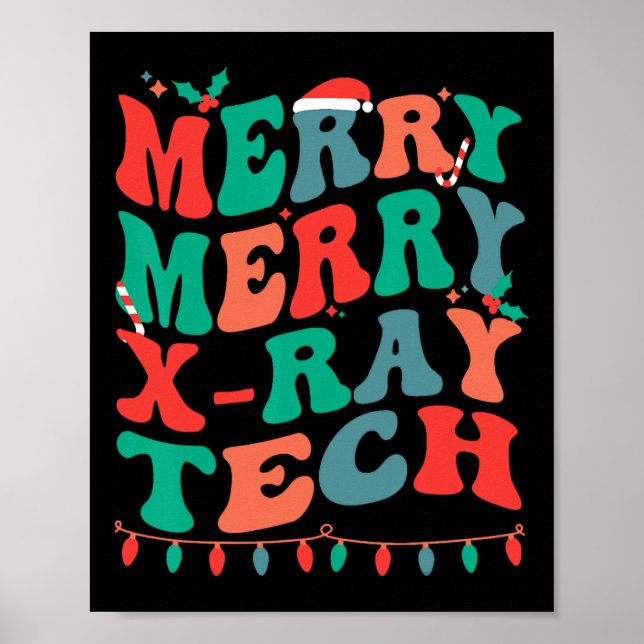 Póster Tecnología de rayos X Merry (Frente)