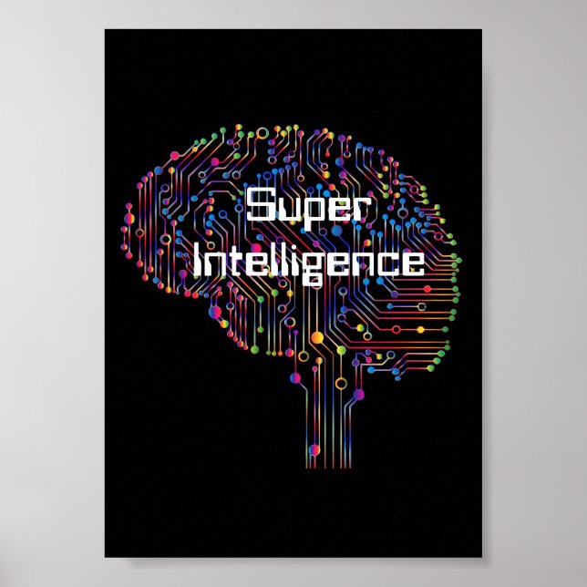 Póster Tecnología de Super Inteligencia (Frente)