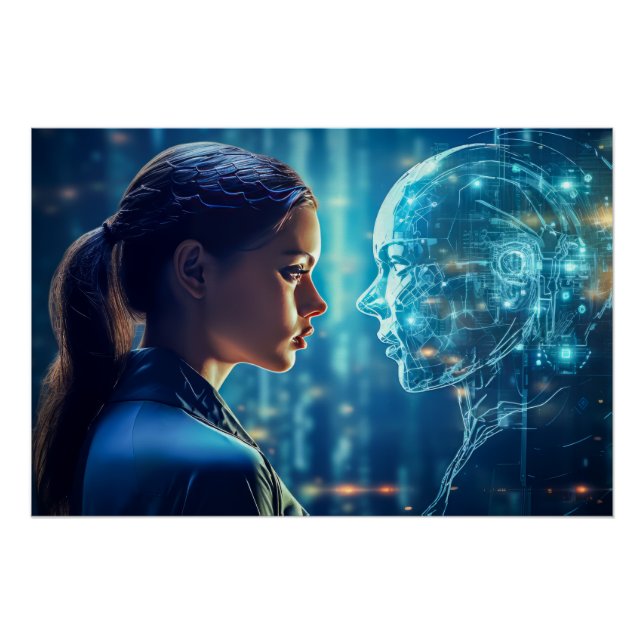 Póster Tecnología futurista (Anverso)