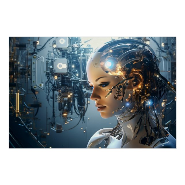 Póster Tecnología futurista (Anverso)