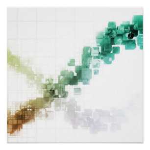 Póster Tecnología grande del Analytics de la