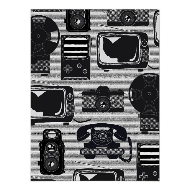 Póster Tecnología retro (Anverso)