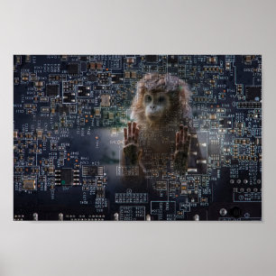 Póster Tecnología y naturaleza.