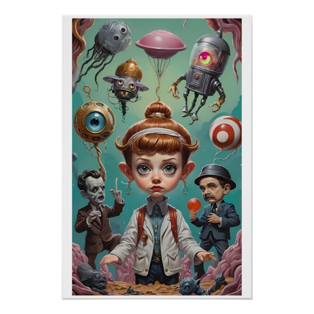 Póster Tecnomancia recursiva (Anverso)