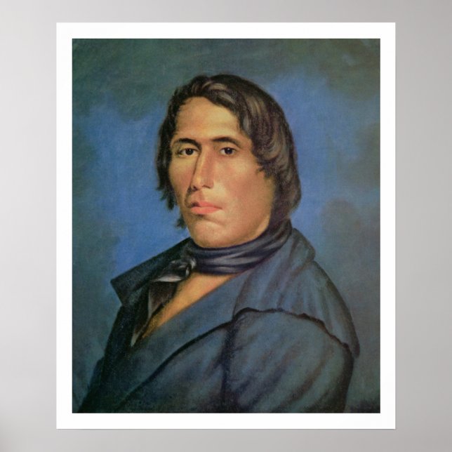 Póster Tecumseh (1768-1813) (aceite sobre lienzo) (Frente)