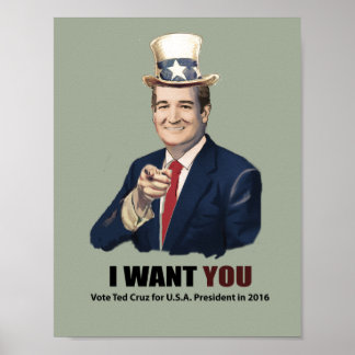 Póster Ted Cruz