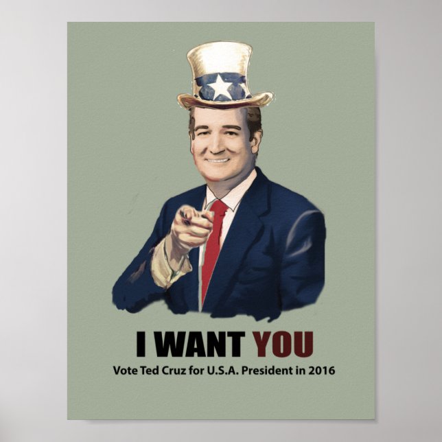 Póster Ted Cruz (Frente)