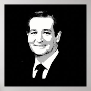 Póster Ted Cruz Face