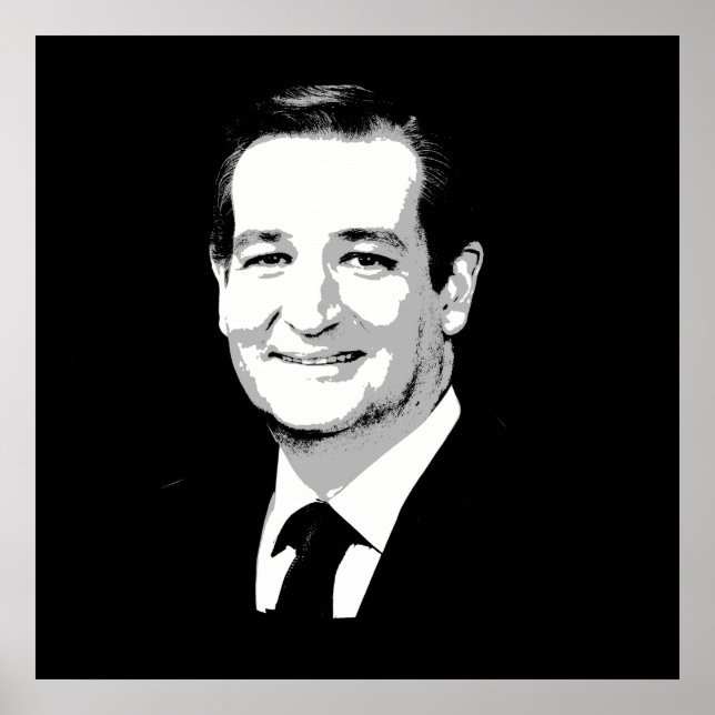 Póster Ted Cruz Face (Frente)