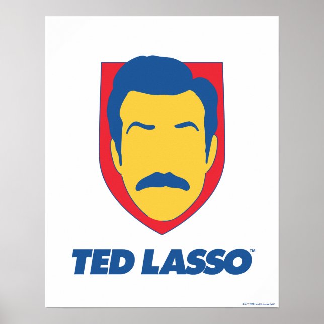 Póster Ted Lasso | Icono de cara (Frente)