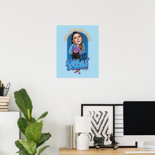 Póster Ted Lasso | Keeley Jones Bobblehead (Oficina en casa)