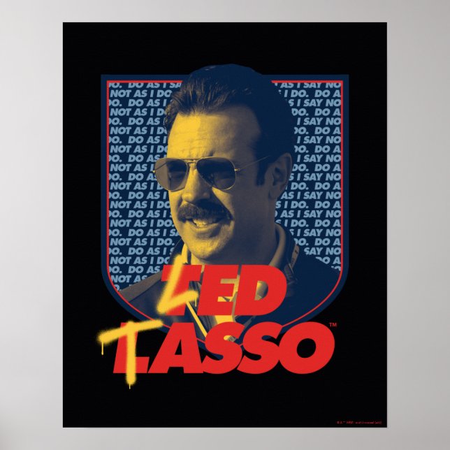 Póster Ted Lasso | Led Tasso Badge (Frente)