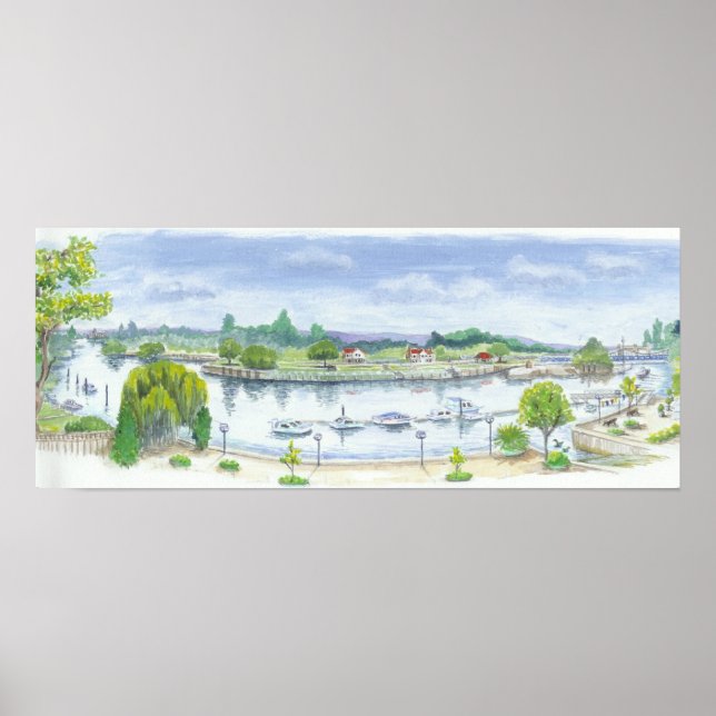 Póster Teddington Lock (Frente)