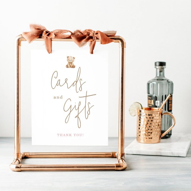 Póster Teddy Bear Baby Shower Cards And Gifts (Subido por el creador)