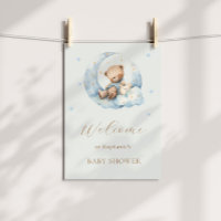 Teddy Bear Moon Over the Moon Baby Shower