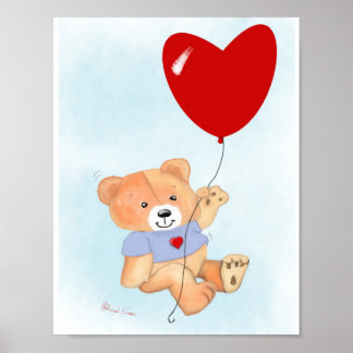 Póster Teddy Bear Wall Art