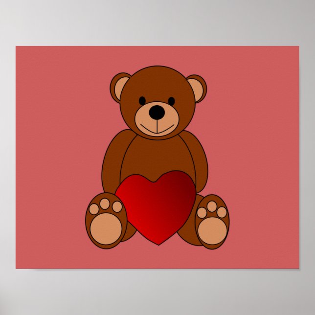 Póster Teddy Love (Frente)