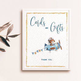 Póster Teddy Podemos esperar tarjetas y regalos Poster