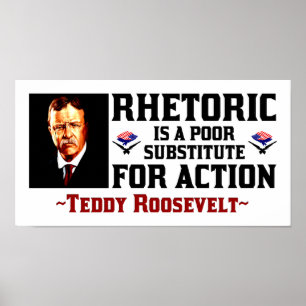 Póster Teddy Roosevelt: Una época para la acción