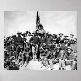 Póster Teddy Roosevelt Y Los Rough Riders
