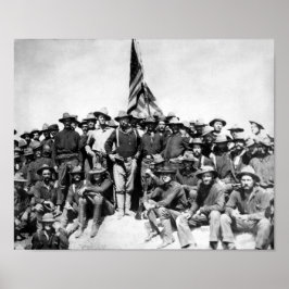 Póster Teddy Roosevelt Y Los Rough Riders