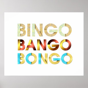 Póster TEE Bingo Bango Bongo